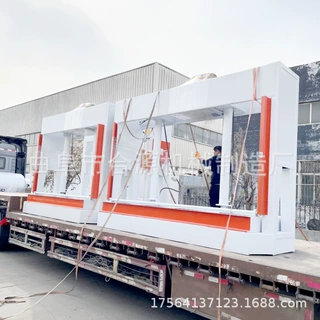 全自动套装门定型压板机 铝蜂窝板自动升降冷压机 液压双缸压板机