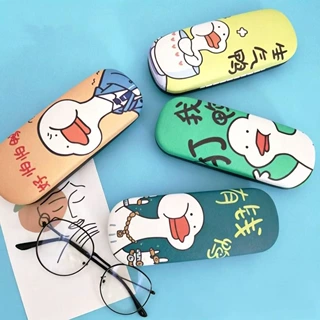 新款卡通儿童眼镜盒铁盒现货 时尚创意学生框架眼镜盒铁盒批发