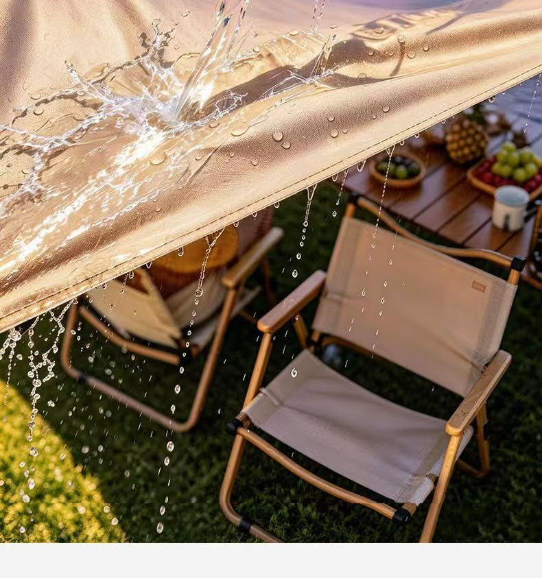 Thickened vinyl portable canopy, outdoor camping sunshade umbrella, popular camping tent