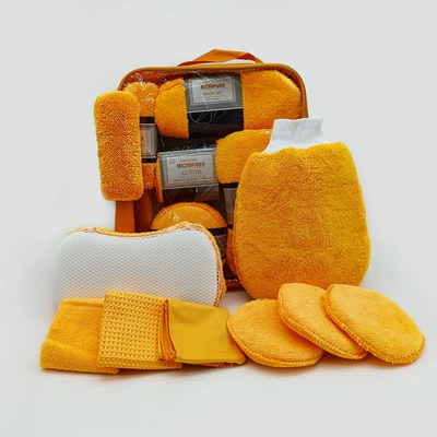 Car Cleaning Gloves, Car Beauty Car cleaning tools - orange-oxford-cloth-version-28336cm