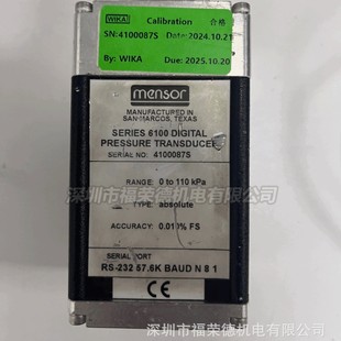 Wika Cpt6100 High-Precision Pressure Sensor Accuracy up to 0.01% Wika Agent Spot