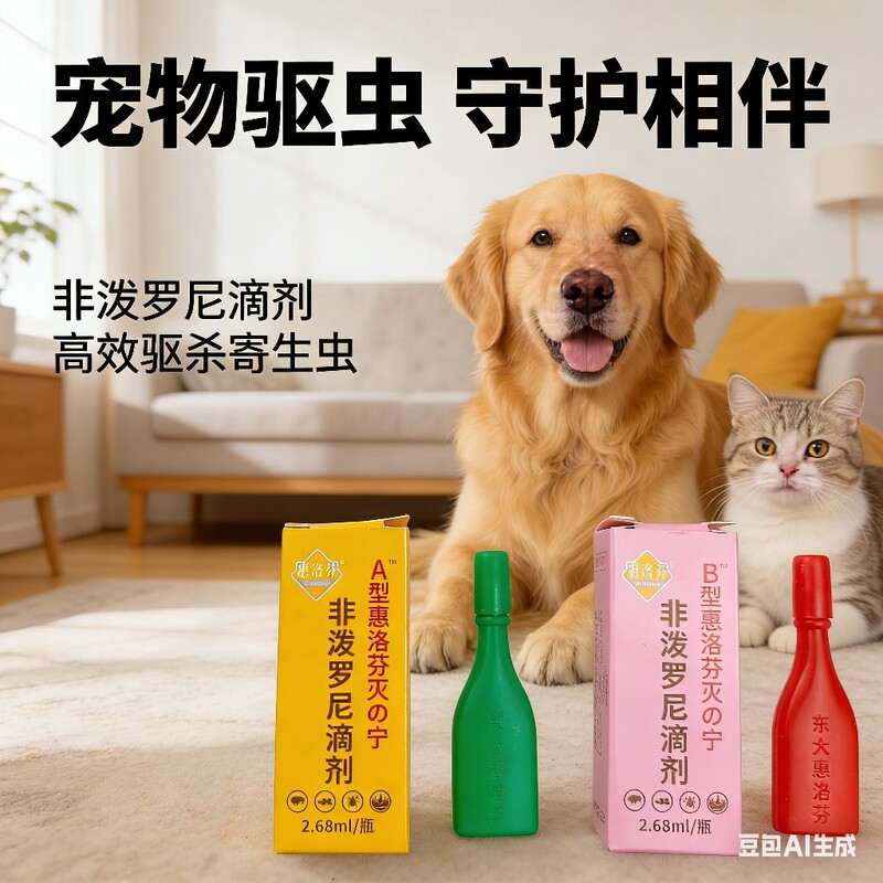 Free Shipping 2.68ml Huiluofen Insecticide Drops Type a External Deworming Medicine for Pets Dogs and Cats Puppies to Remove Fleas Free Shipping 2.68ml Huiluofen Insecticide Drops Type a External Deworming Medicine for Pets Dogs and Cats Puppies to Remove Fleas