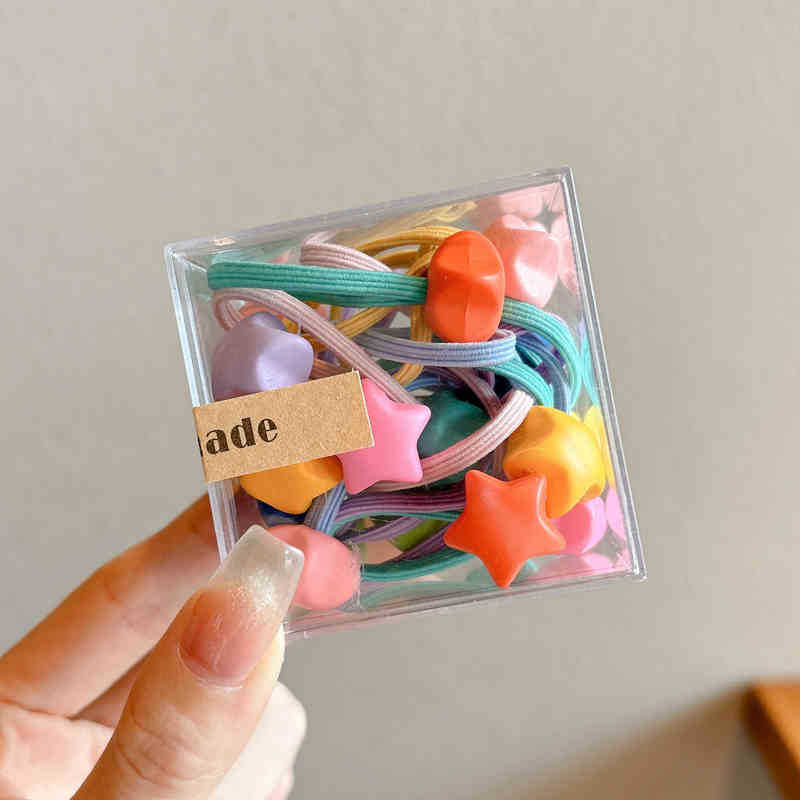 Anillo de cabello de dopamina para niños hembra 2024 nuevo cabello de alta elasticidad cuerda de cabello de cabeza duradera correa de goma cubierta de cabello