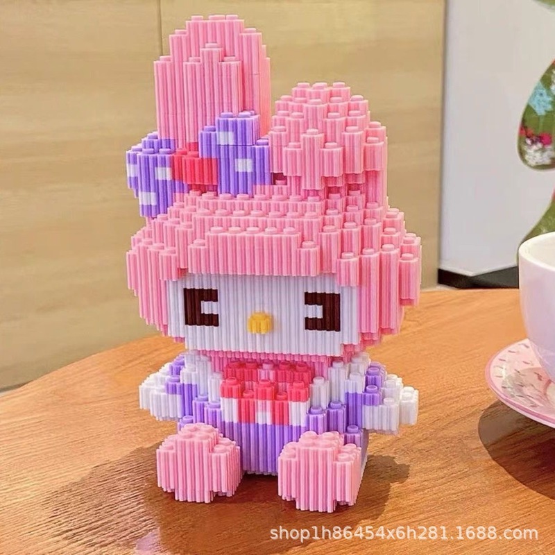 【無料ラベル】特大ストロベリーベア レゴブロックパズルと互換性あり 子供用組み立ておもちゃ オーナメント ギフト|undefined