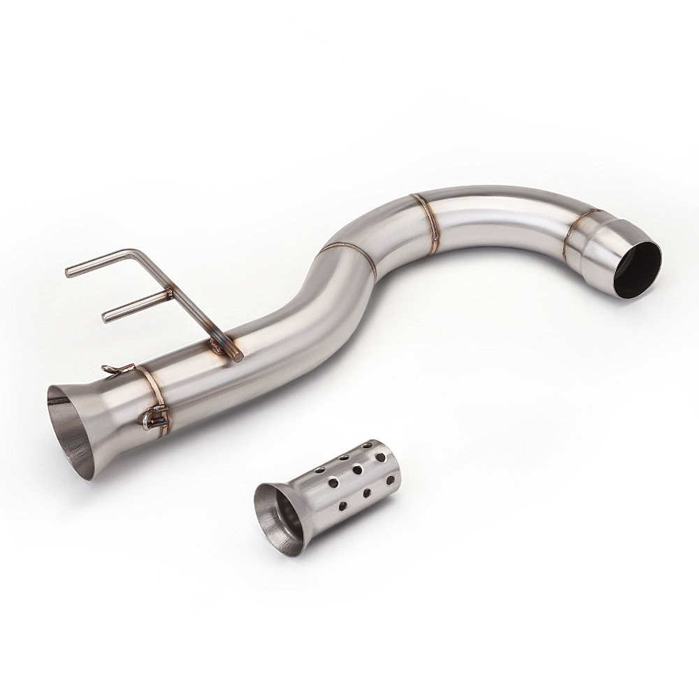 Motorcycle Modification Suitable for Spyder F3 Bombardier Spider-Man 1330 Stainless Steel Mid-Section Exhaust Pipe