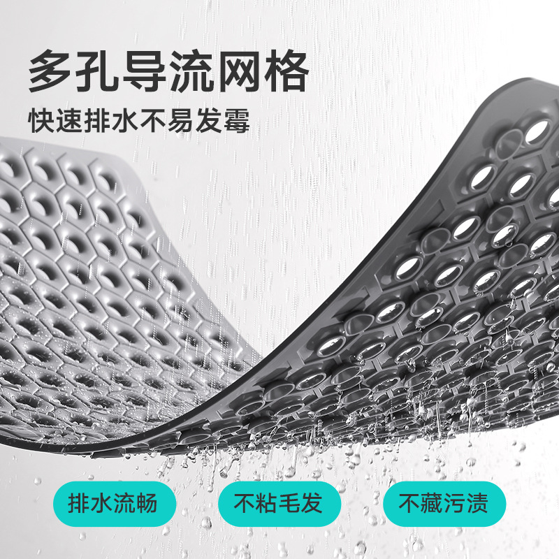 Almohadilla antideslizante de baño de color sólido de PVC dajiang almohadilla antideslizante para ancianos para bañarse y evitar caídas almohadillas antideslizantes para baños de ducha y baños image 4
