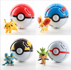 Spirit Ball 4 Explosive Balls Touch Flipping Ball Transform Pokémon Explosive Egg Pet Pokémon Doll