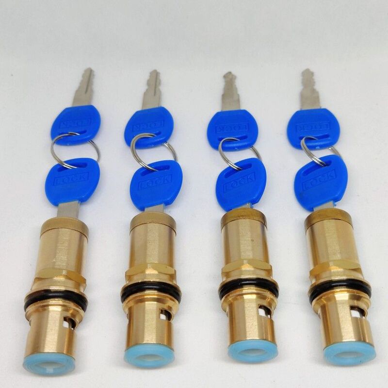 Outdoor anti-theft lock valve core manufacturers wholesale all kinds of key faucet faucet core iron four corner key accessories