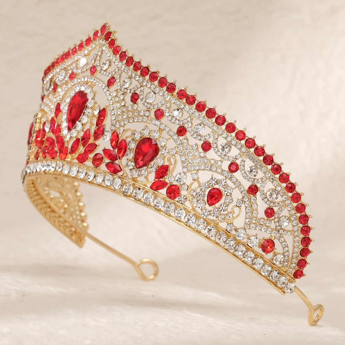 Bridal Shiny Women's Crown Alloy Diamond Crown display picture 4