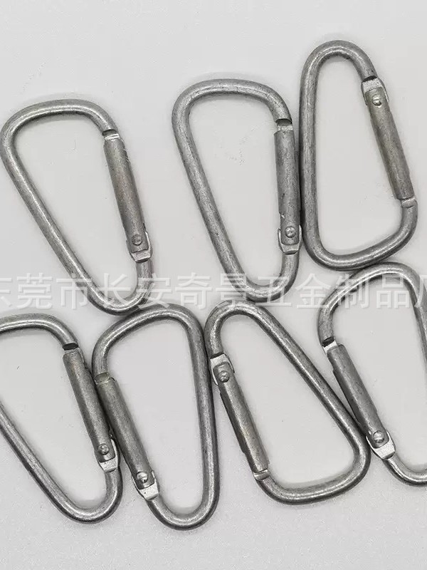 5号D型3.6线登山扣户外旅行背包多功能挂扣彩色铝合金登山扣毛胚|undefined