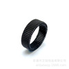 Fashionable ring stainless steel, jewelry, nail decoration, simple and elegant design