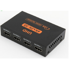 メーカー ビデオ ディストリビューター 1 入力 4 出力 4K 高解像度 HDMI 分割スクリーン ディバイダー 1/4 出力 hdTV ディストリビューター 1/2