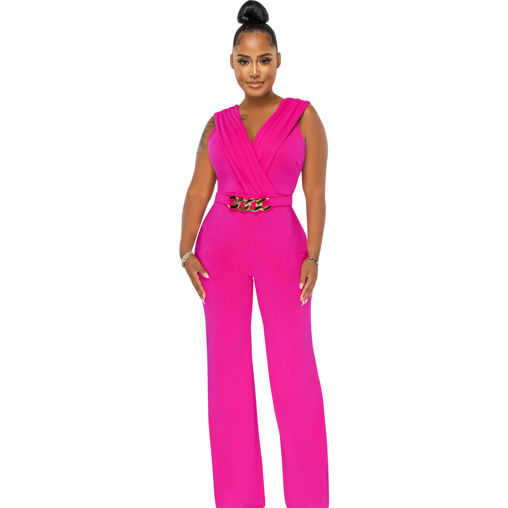 Women's Casual Daily Bodysuits Casual Streetwear Geometric Full Length Jumpsuits display picture 11