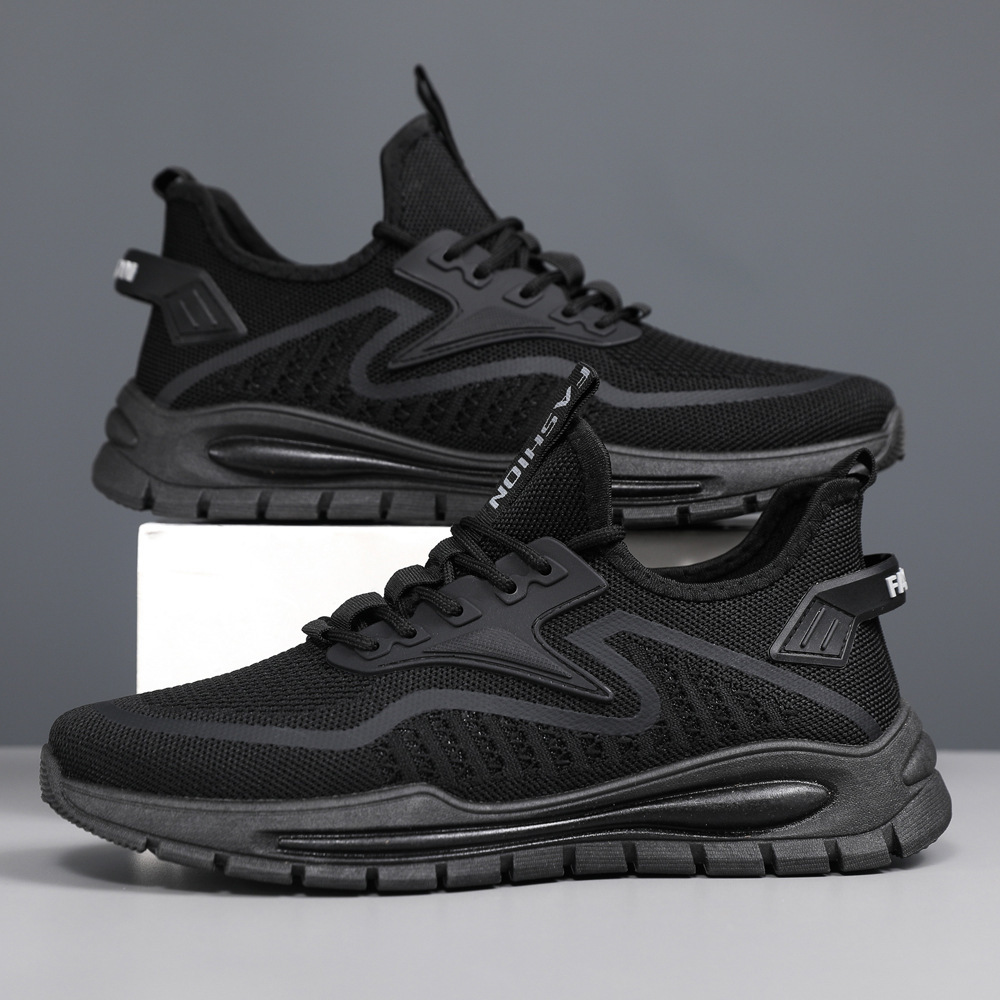 Cross-border men's shoes spring and summer breathable mesh fashion…
