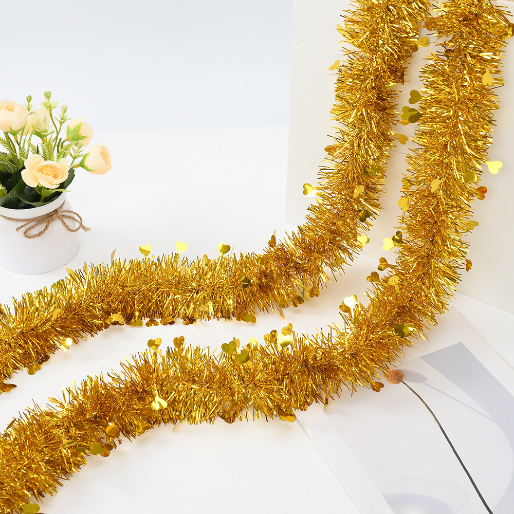 Navidad transfronteriza Año Nuevo vestido de 7cm amor cifrado tira de color dibujo de flores fiesta de eventos de diseño accesorios de banda de cabeza