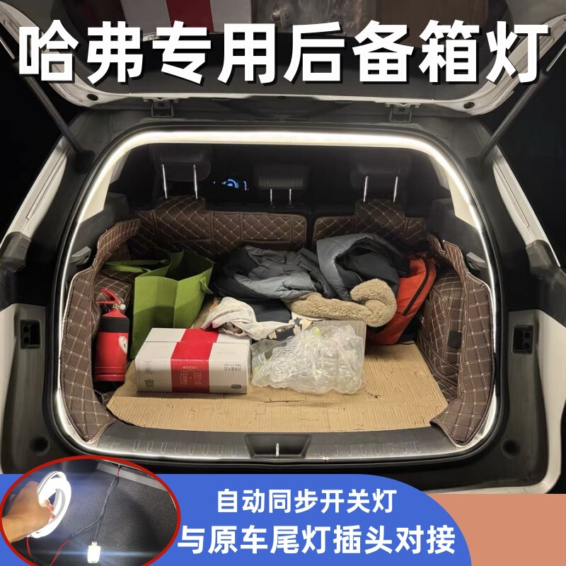 For Haver H6 big dog Xiaolong god beast red rabbit H5F7 trunk light Harvard tailbox atmosphere lighting supplies