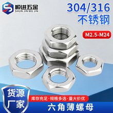 304/316��������Ǳ�����ĸ ����˿ñGB6172ϸ����ĸM2.5M3M4M5M6