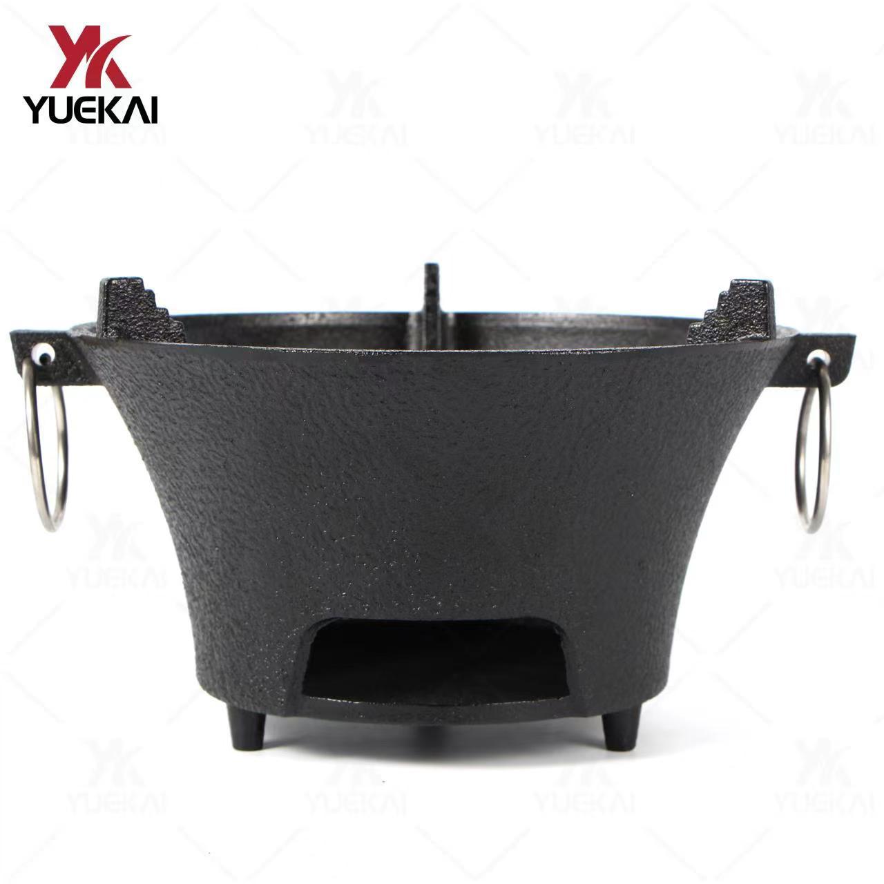 Estufa para té cocina camping hogar estufa de carbón de hierro fundido hogar portátil barbacoa parrilla estufa de carbono japonés