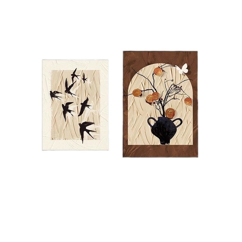 중간 고대 스타일 감 루이 레스토랑 장식 그림 프랑스 거실 배경 벽 교수형 그림 고급 감각 바탕 화면 장식 벽화