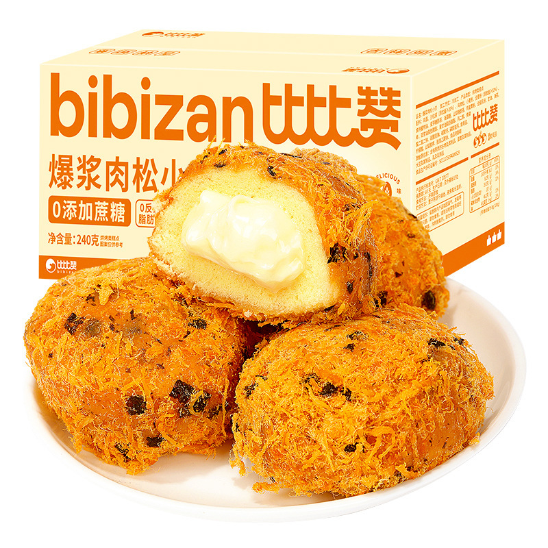 ビビザン ミートフロスとベイクドベイクドパン 朝食 箱ごと海苔菓子 おいしいおやつ おやつ|undefined