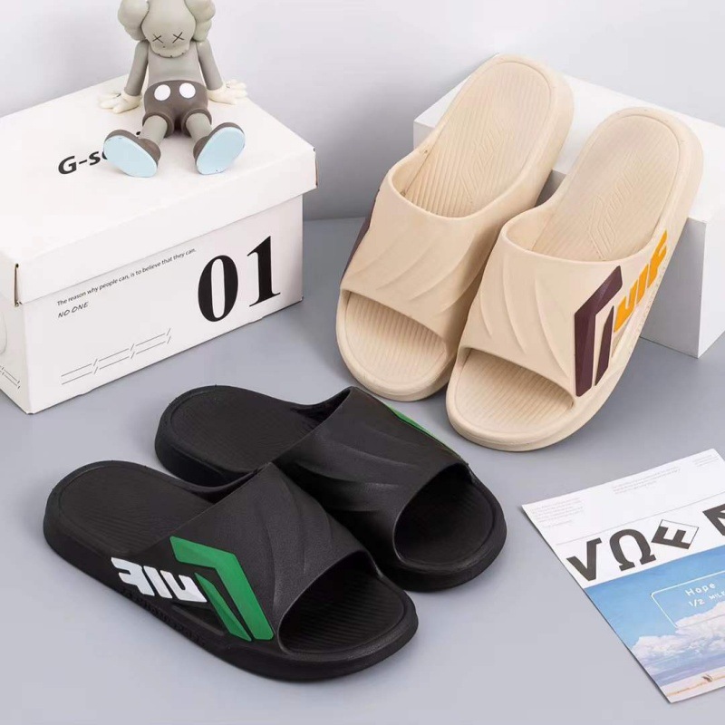 Zapatillas de mierda para hombres al aire libre pareja doméstica antideslizante interior frente al mar sandalias verano