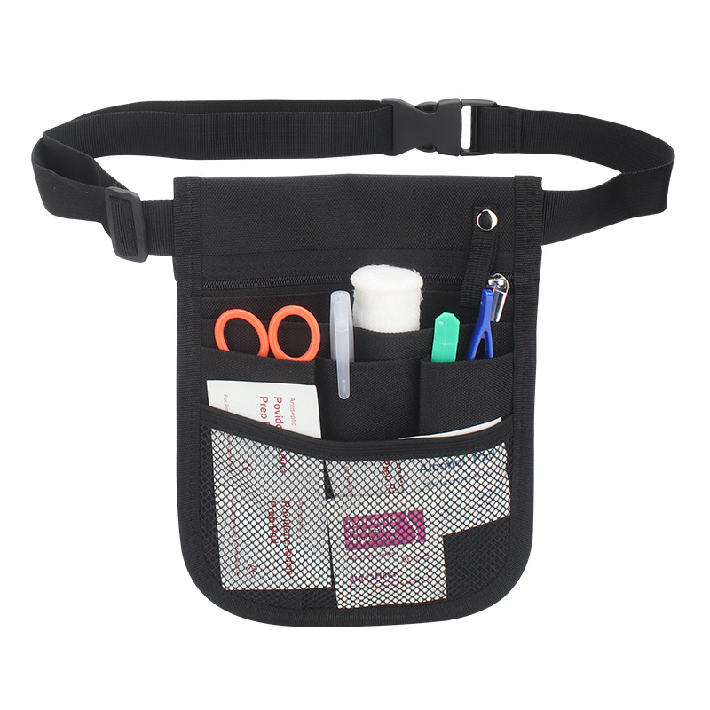 wessleco nurse fanny pack pet grooming supplies kit portable home medical supplies nurse bag