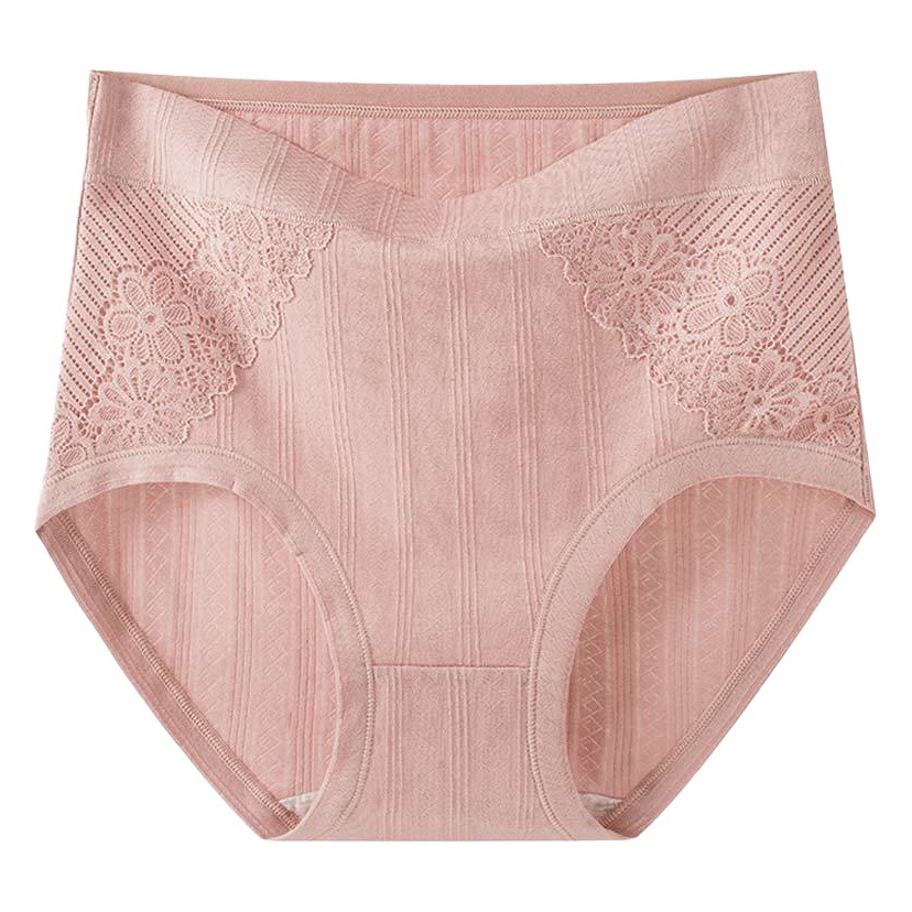 Ropa interior de algodón Mujer algodón entrepierna cintura alta vientre contracción pantalones cortos cabeza gordita chica suelta más calzoncillos para personas de mediana edad y ancianos