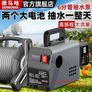 Wholesale Large Flow Rechargeable Water Pump for Agricultural Household Irrigation and Watering Artifact Automatic Outdoor Water Pump