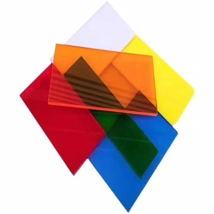 彩色板高透明亚克力板厚板磨砂有机玻璃板等工厂直销可制作UV广告