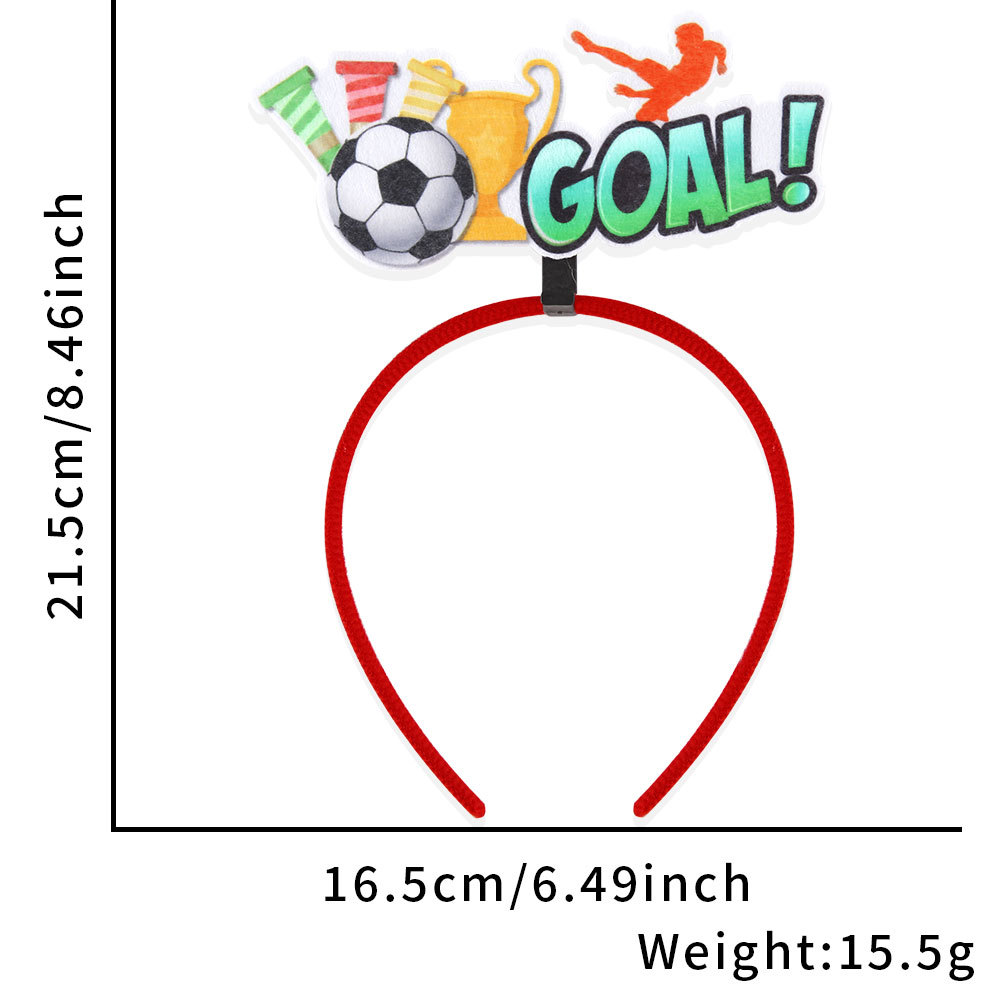 Diademas de Fútbol Estilo Nuevo para la Copa Mundial, Estilo Americano, Canadiense y Mexicano, Accesorios para Animar, Decoración para Fiestas Temáticas de Fútbol