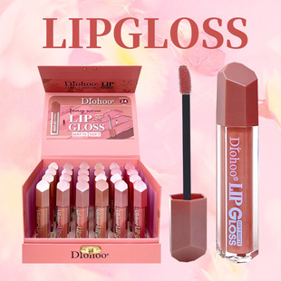 Drohoo Cross-Border Makeup Factory Matte Matte Easy-To-Color Non-Stick Cup Lip Gloss Export Processing Oem