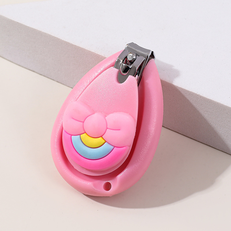 Cortaúñas de Seguridad para Bebé, Plástico y Acero Inoxidable, para Bebés y Niños Pequeños