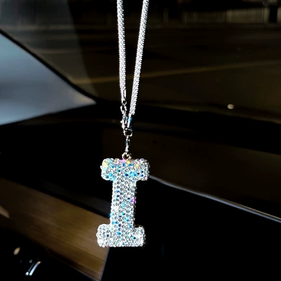 Car hanging | Decoration - pendant-diamond-letter-i