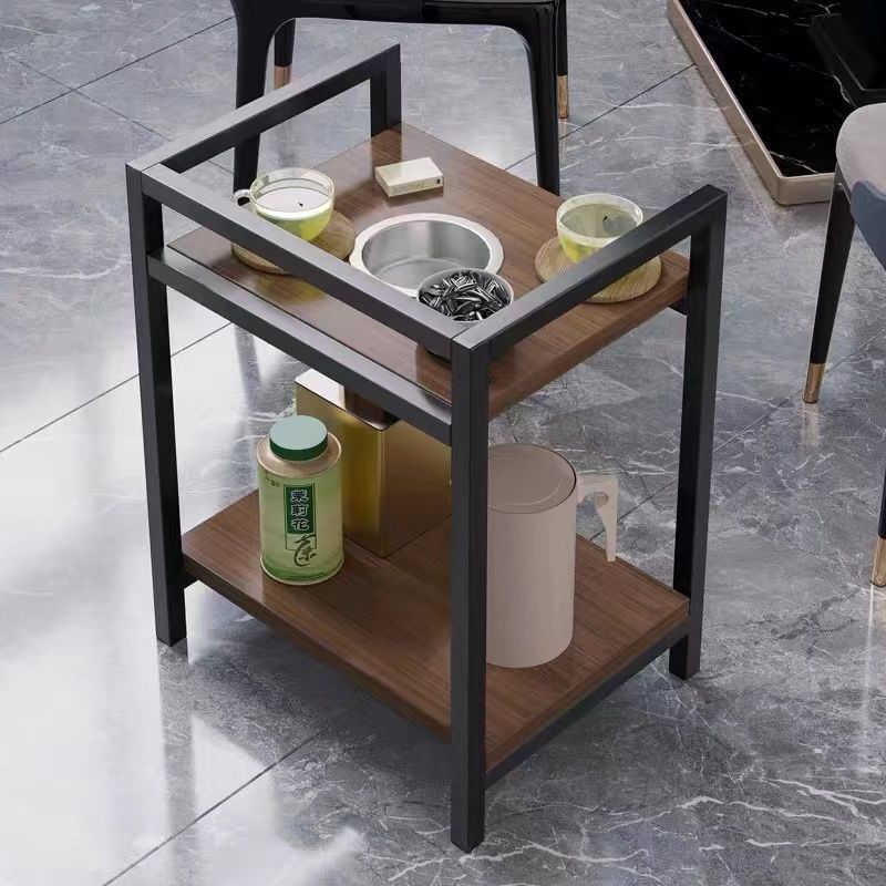 Tea and Water Stand for Game Rooms, Mahjong Tables, Tea Houses, and Tea Cabinets; Special Tea and Water Rack for Mahjong Machines, Movable Side Table
