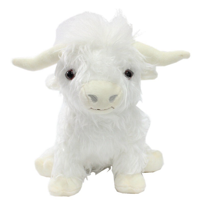 跨境新品Highland Cow苏格兰高地牛毛绒公仔仿真牦牛玩偶现货批发|undefined