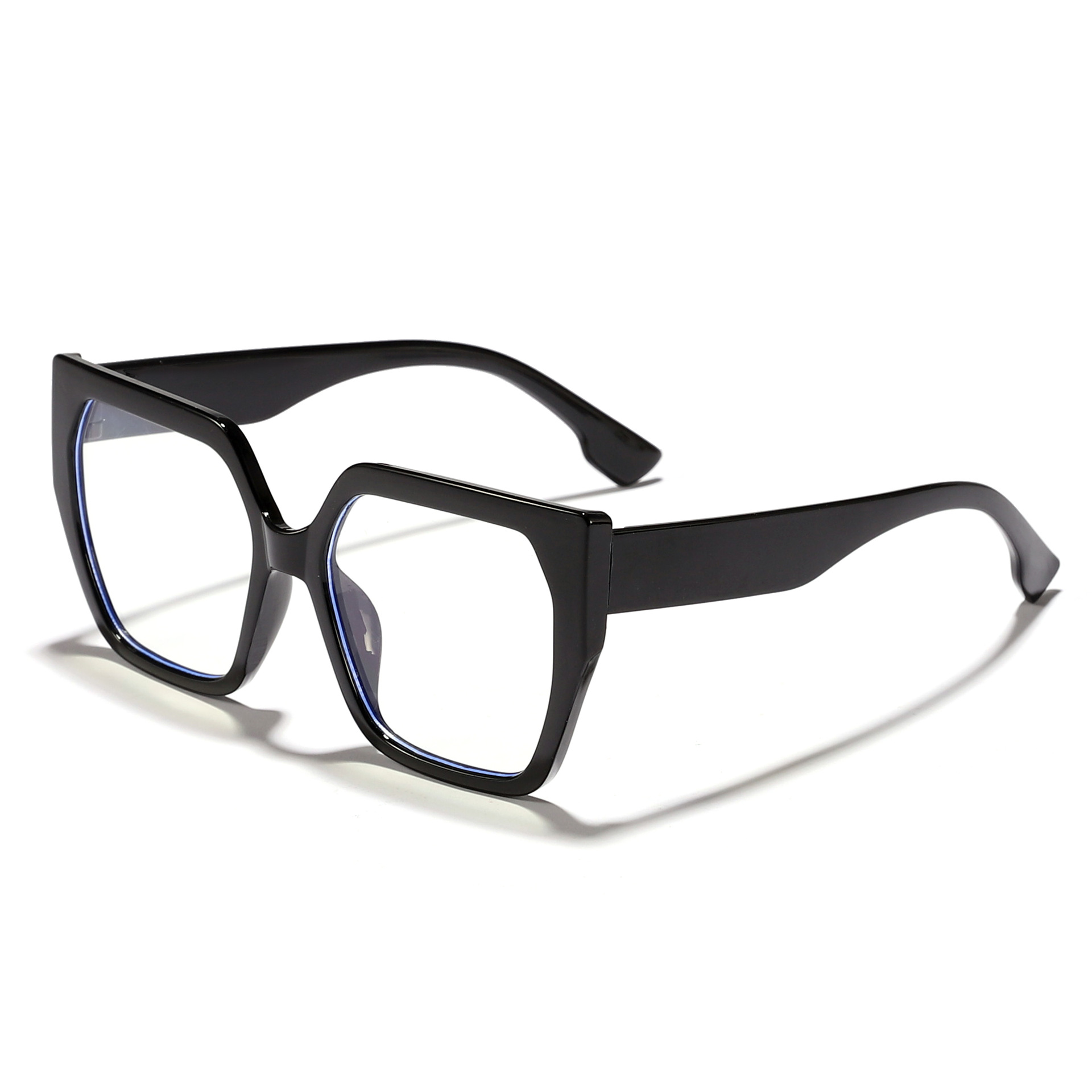 Nuevas gafas de sol caja de gradiente ojos de gato sunglasses gafas de sol marrones europeas y americanas al por mayor uv400 comercio exterior