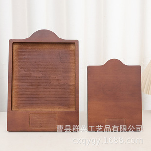 Cross-Border Photo Frame Display Stand Wooden Desktop Home Commemorative Display Frame Stall Vertical Nail Art Necklace Jewelry Stand