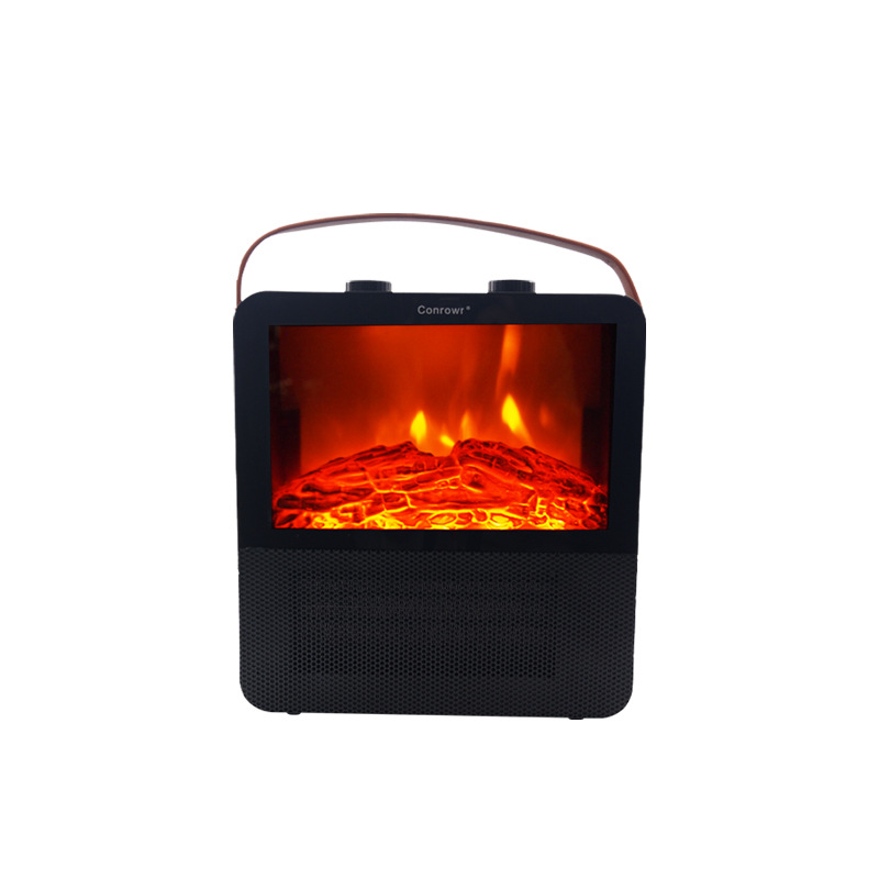Tablas de escritorio de oficina domésticas transfronterizas, calentadores eléctricos, chimeneas pequeñas, simulación de ahorro de energía, calentadores de llama 3D