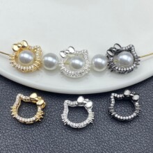 ��ɫ14k�U��kittydiy؈����Ȧ�����Ʒɢ�鴮��ˮ�����