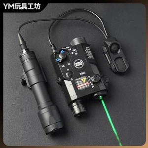Tactical Laser Peq-15 Red and Green Laser Pointer Axon Dual-Control M300M600 Alloy Flashlight Set Accessories