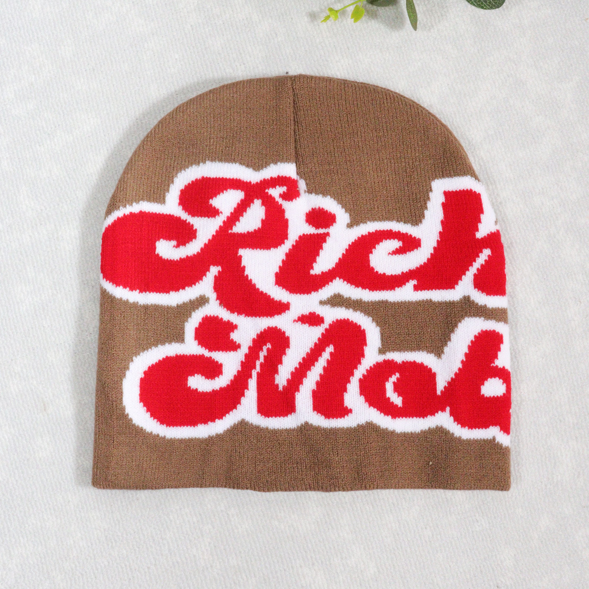 Unisex Strickmütze Alphabet Strickmütze warme Strickmütze_voghion.com