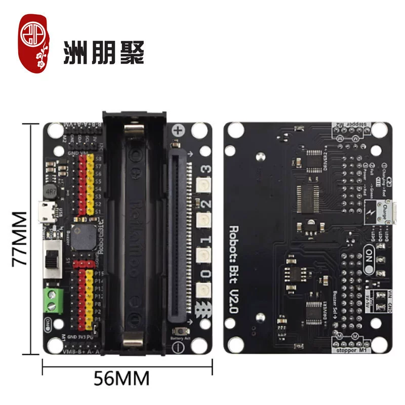 Расширительная плата Micro:BIT V2.0 поддерживает оффлайн программирование MakeCode обучающий курс