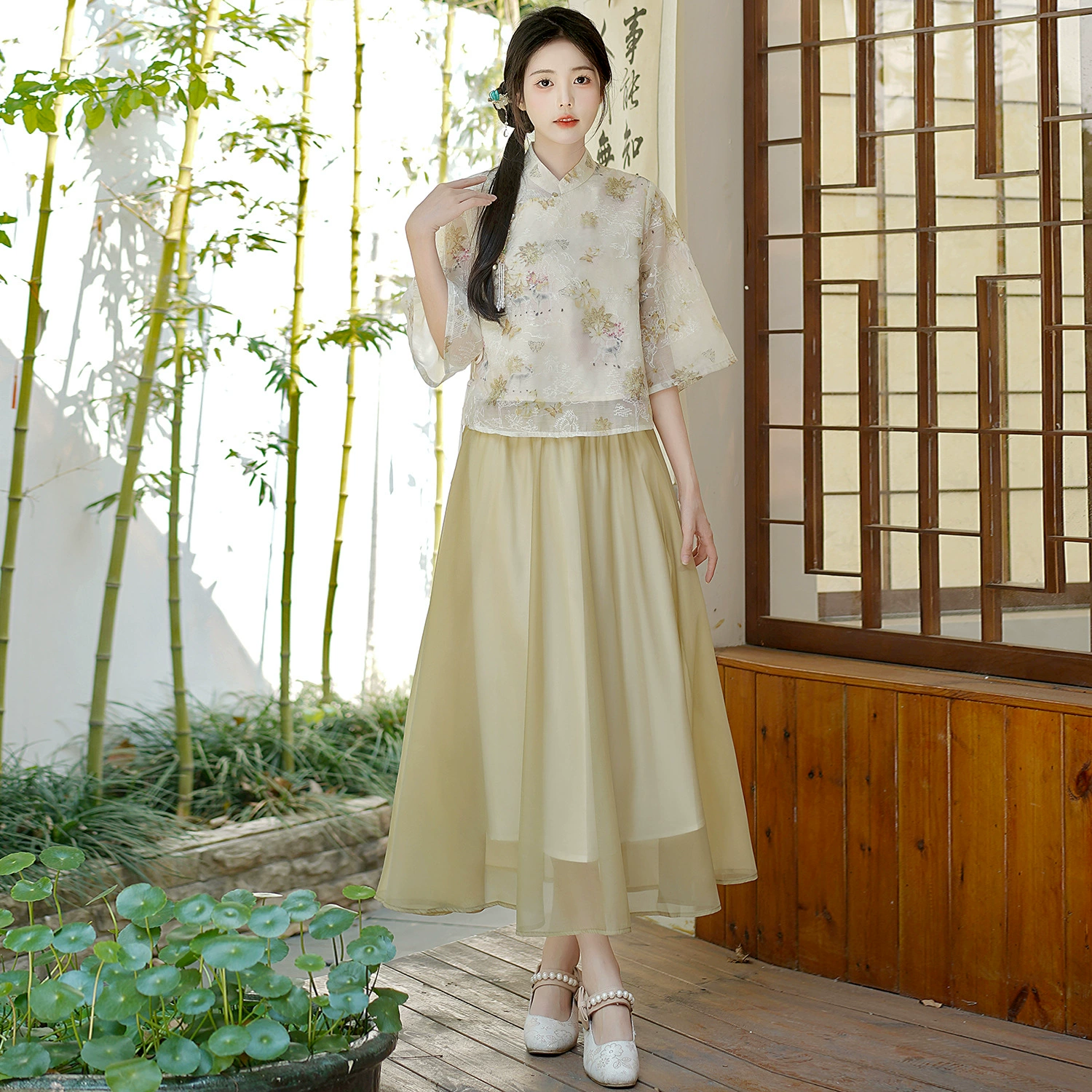 Летняя новая китайская ретро вышивка в китайском стиле