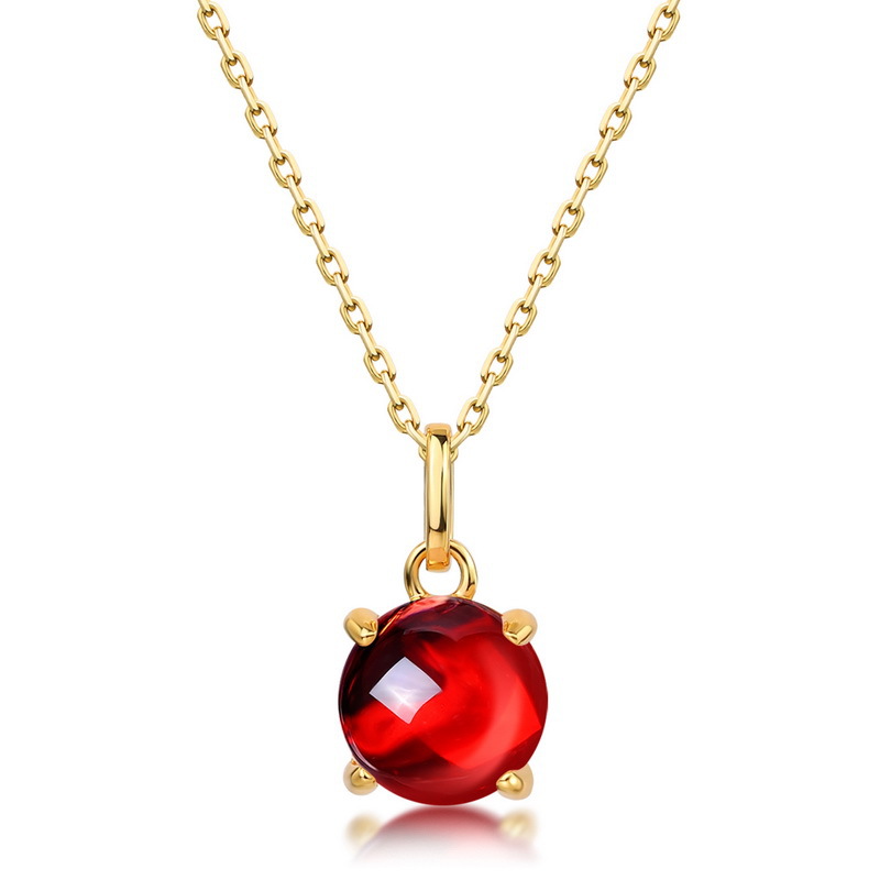 Colgante de tesoro de color de caramelo simple de lujo ligero transfronterizo S925 con cara de huevo de garra de plata Colgante de diamante de color multicolor personalidad de moda