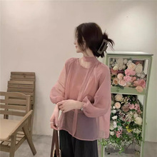 内搭吊带背心女装2025秋季设计感宽松纯色衬衫好物韩版温柔系气质