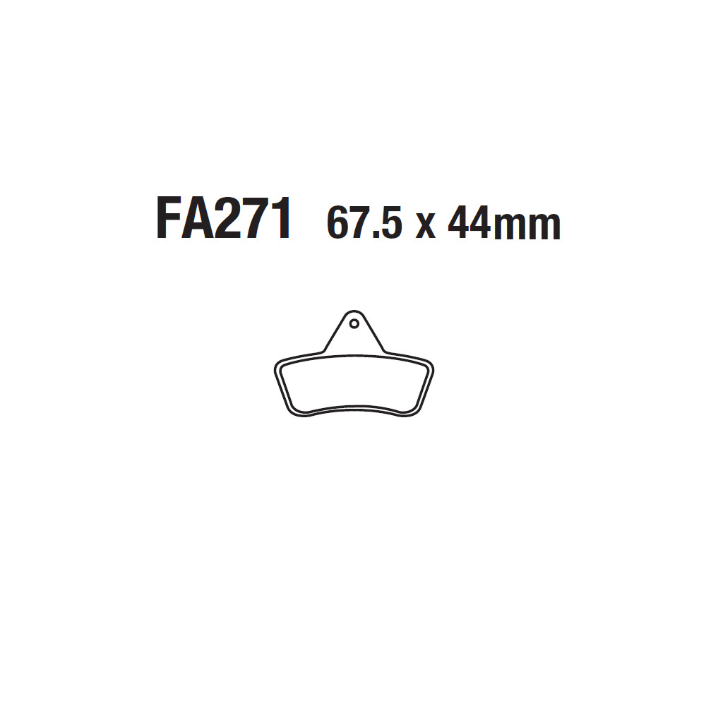 Motorcycle Disc Brake Pads Disc Brake Pads Atv Atv Fa271 Arctic Cat Laverda