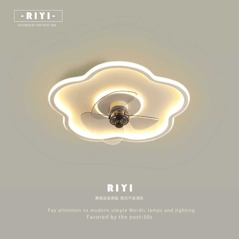 Современный минималистичный ресторан, бесшумный ультратонкий потолочный светильник, вентилятор для спальни, умный вентилятор для детской комнаты, потолочный светильник