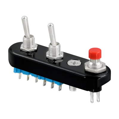 Motosiklet ləvazimatları və aksesuarları, motorcycles. Single reset button switch - single-reset-button-switch-two-three-black-gears