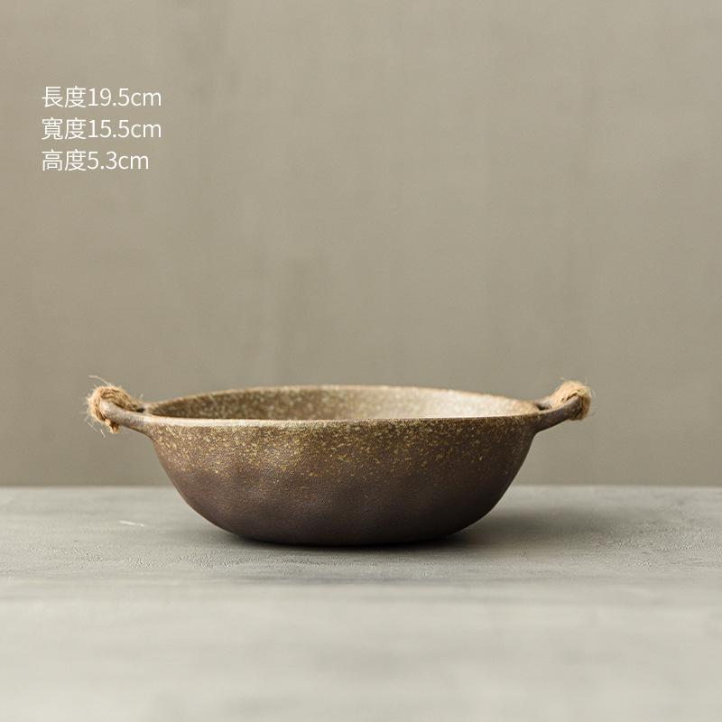 그릇과 접시 - 대리석 유약