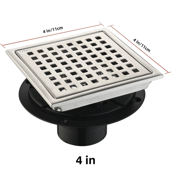 110*110mm(4 inch) lattice floor drain with flange wire drawing